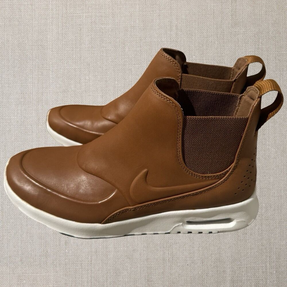 Nike Brown Ankle Boots with White Sole